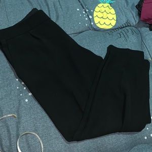 J CREW HIGH WAIST PLEATED BLACK PANT SIZE 8